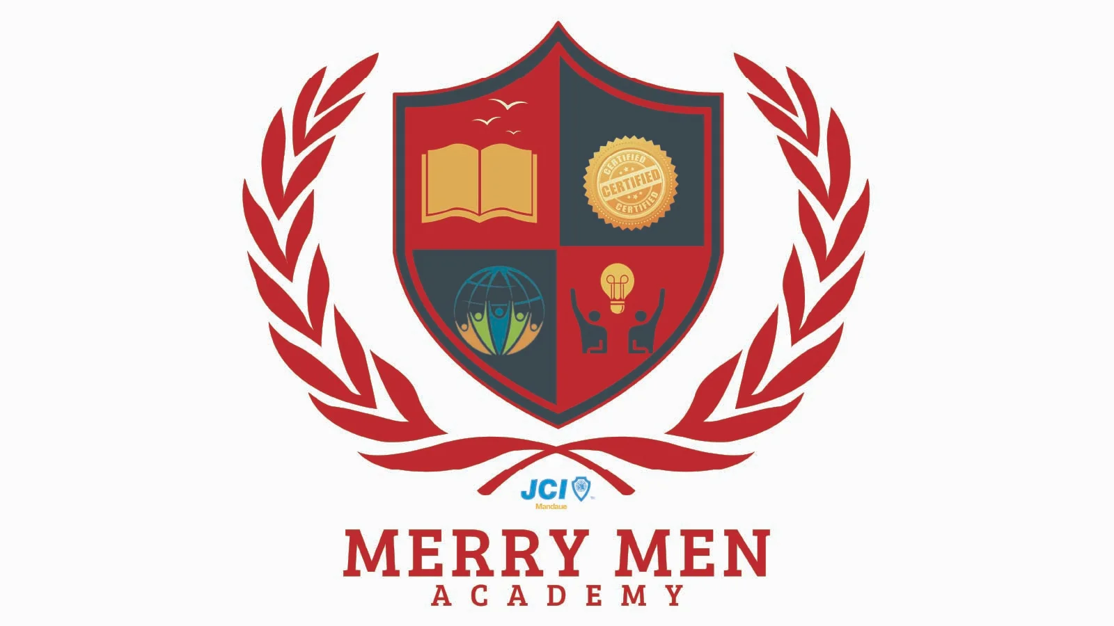 ABOVE: Official emblem of the Merry Men Academy